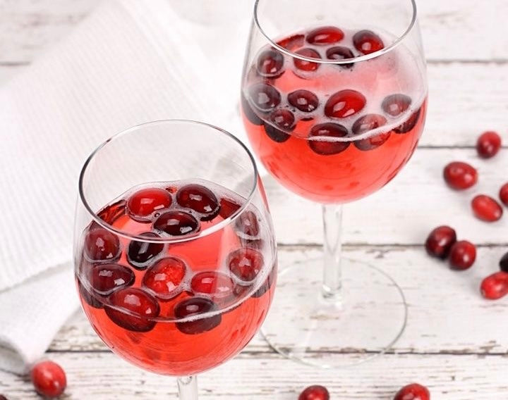 Our winter cranberry punch
